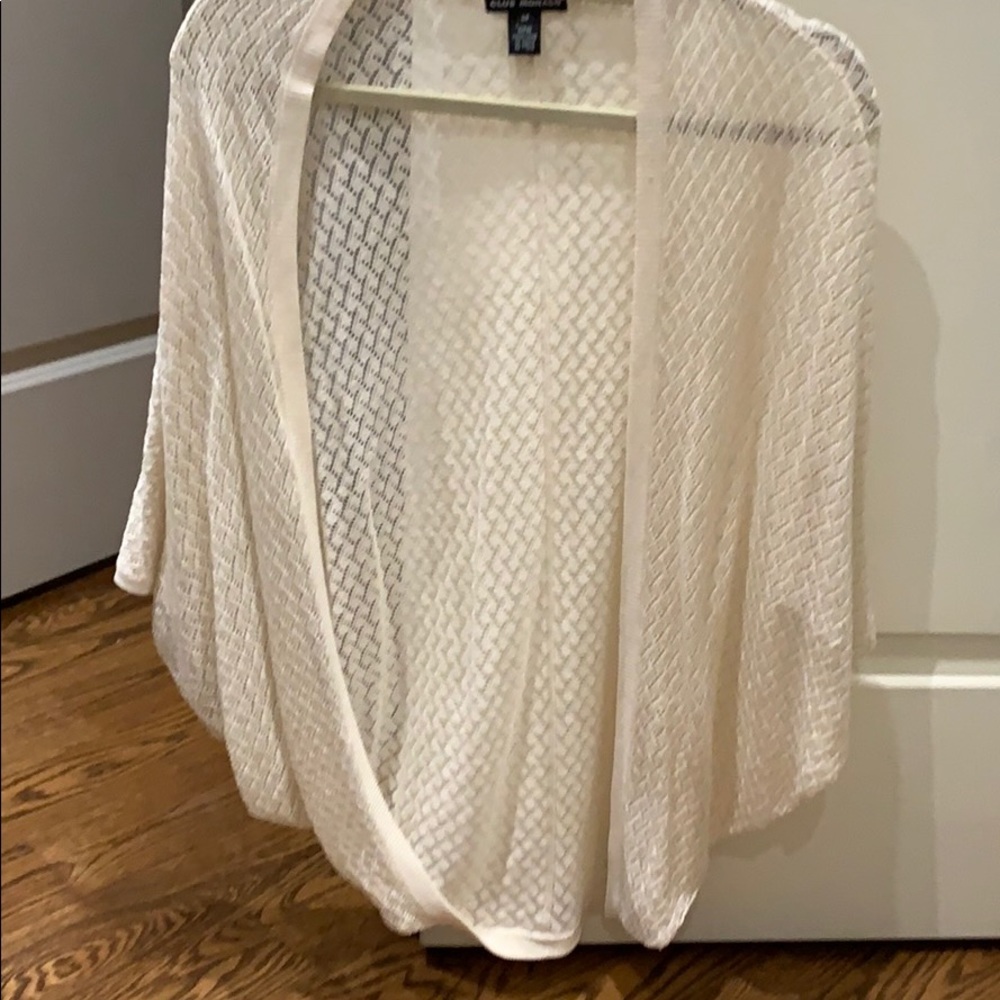 Cream Shrug Summer Cardigan